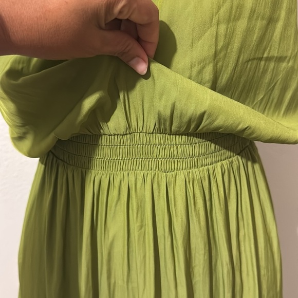 Ramy Brook Green Asymmetrical High-Low Sundress - Picture 4 of 9